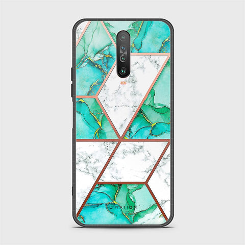 Xiaomi Poco X2 Cover - O'Nation Shades of Marble Series - HQ Ultra Shine Premium Infinity Glass Soft Silicon Borders Case