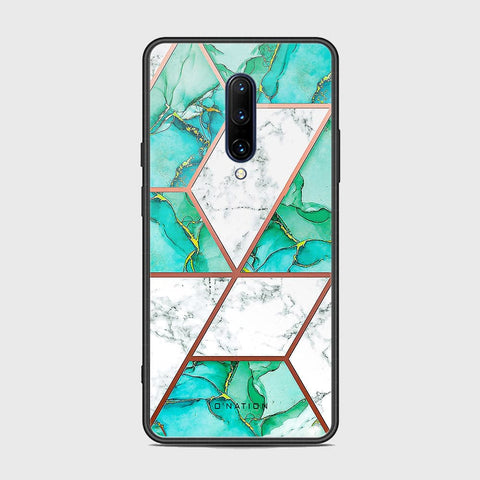 OnePlus 7 Pro Cover - O'Nation Shades of Marble Series - HQ Ultra Shine Premium Infinity Glass Soft Silicon Borders Case