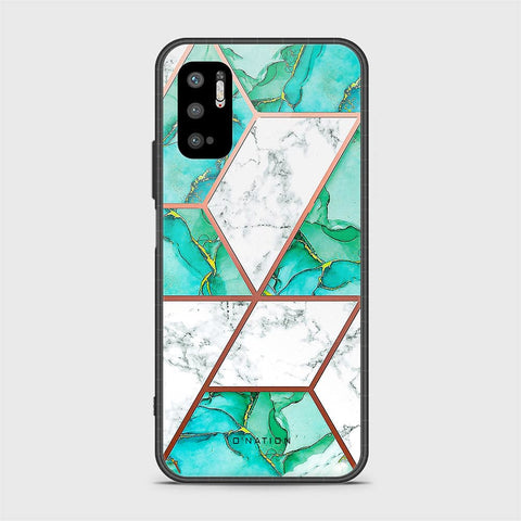 Xiaomi Redmi Note 10 5G Cover - O'Nation Shades of Marble Series - HQ Ultra Shine Premium Infinity Glass Soft Silicon Borders Case