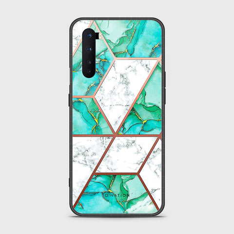 OnePlus Nord Cover - O'Nation Shades of Marble Series - HQ Ultra Shine Premium Infinity Glass Soft Silicon Borders Case