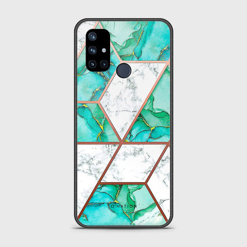 OnePlus Nord N10 5G Cover - O'Nation Shades of Marble Series - HQ Ultra Shine Premium Infinity Glass Soft Silicon Borders Case