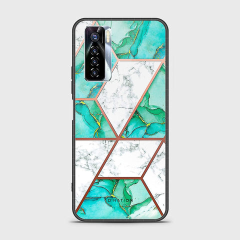 Tecno Camon 17 Pro Cover - O'Nation Shades of Marble Series - HQ Ultra Shine Premium Infinity Glass Soft Silicon Borders Case