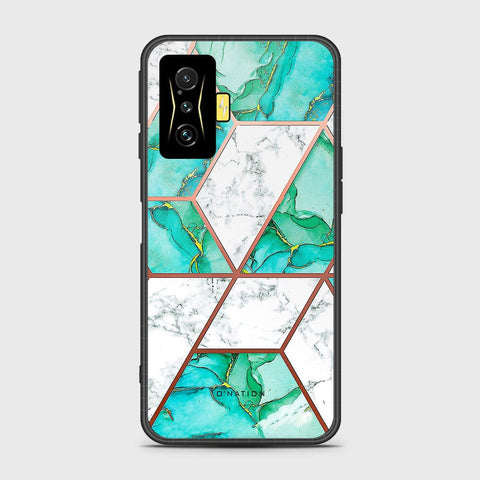 Xiaomi Poco F4 GT Cover - O'Nation Shades of Marble Series - HQ Ultra Shine Premium Infinity Glass Soft Silicon Borders Case