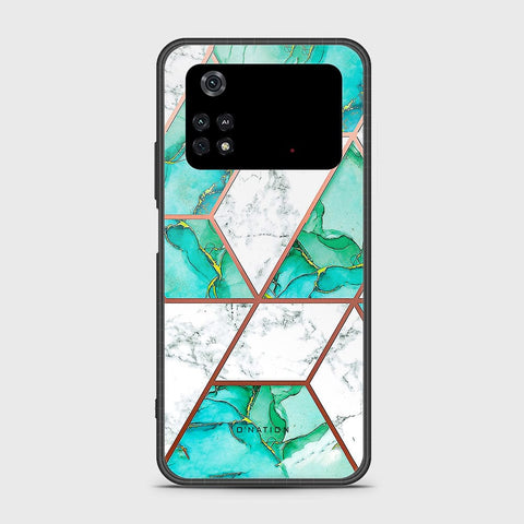 Xiaomi Poco M4 Pro 4G Cover - O'Nation Shades of Marble Series - HQ Ultra Shine Premium Infinity Glass Soft Silicon Borders Case