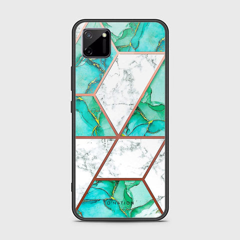 Realme C11 Cover - O'Nation Shades of Marble Series - HQ Ultra Shine Premium Infinity Glass Soft Silicon Borders Case