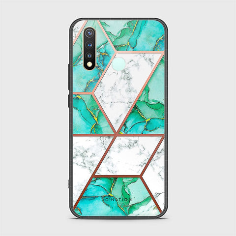 Vivo Y19 Cover - O'Nation Shades of Marble Series - HQ Ultra Shine Premium Infinity Glass Soft Silicon Borders Case