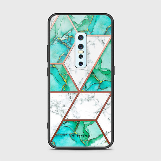 Vivo V17 Pro Cover - O'Nation Shades of Marble Series - HQ Ultra Shine Premium Infinity Glass Soft Silicon Borders Case (Fast Delivery) (H)