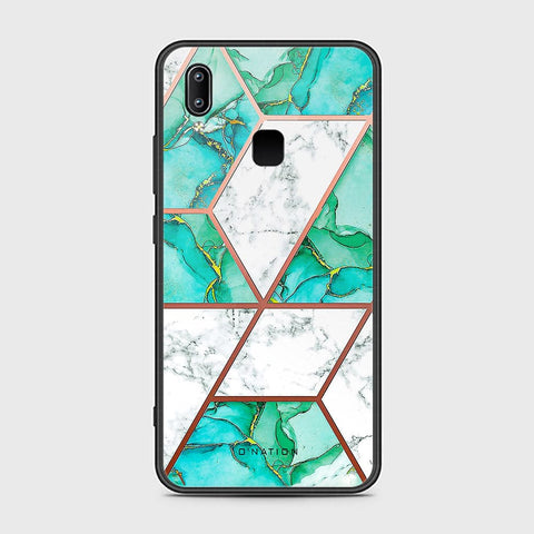 Vivo Y85 Cover - O'Nation Shades of Marble Series - HQ Ultra Shine Premium Infinity Glass Soft Silicon Borders Case