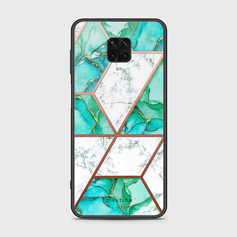 Xiaomi Redmi Note 9S Cover - O'Nation Shades of Marble Series - HQ Ultra Shine Premium Infinity Glass Soft Silicon Borders Case