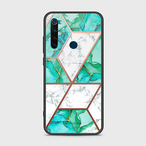 Xiaomi Redmi Note 8 Cover - O'Nation Shades of Marble Series - HQ Ultra Shine Premium Infinity Glass Soft Silicon Borders Case