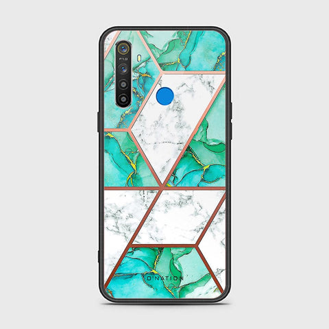 Realme 5 Cover - O'Nation Shades of Marble Series - HQ Ultra Shine Premium Infinity Glass Soft Silicon Borders Case