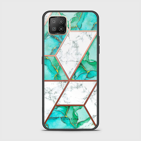 Oppo F17 Pro Cover - O'Nation Shades of Marble Series - HQ Ultra Shine Premium Infinity Glass Soft Silicon Borders Case