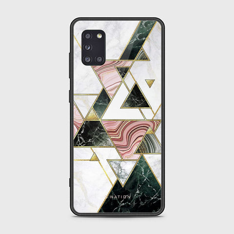 Samsung Galaxy A31 Cover - O'Nation Shades of Marble Series - HQ Ultra Shine Premium Infinity Glass Soft Silicon Borders Case