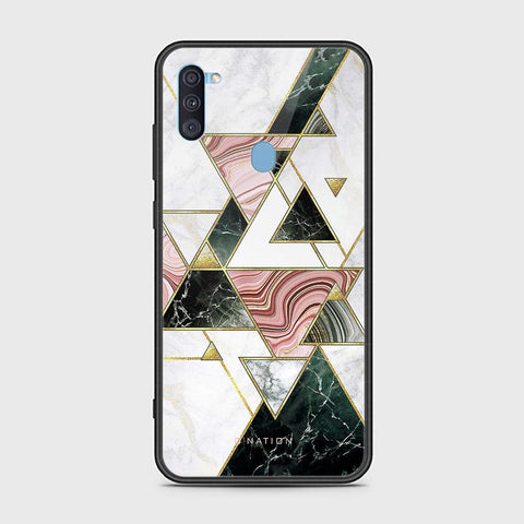 Samsung Galaxy M11 Cover - O'Nation Shades of Marble Series - HQ Ultra Shine Premium Infinity Glass Soft Silicon Borders Case