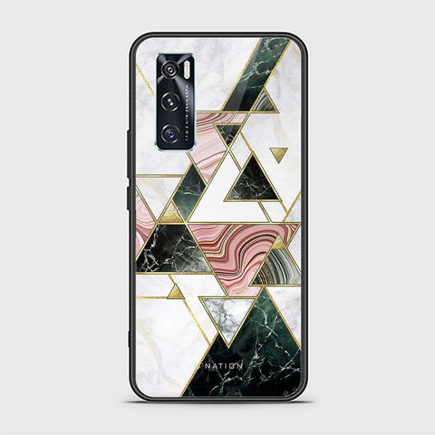 Vivo V20 SE Cover - O'Nation Shades of Marble Series - HQ Ultra Shine Premium Infinity Glass Soft Silicon Borders Case