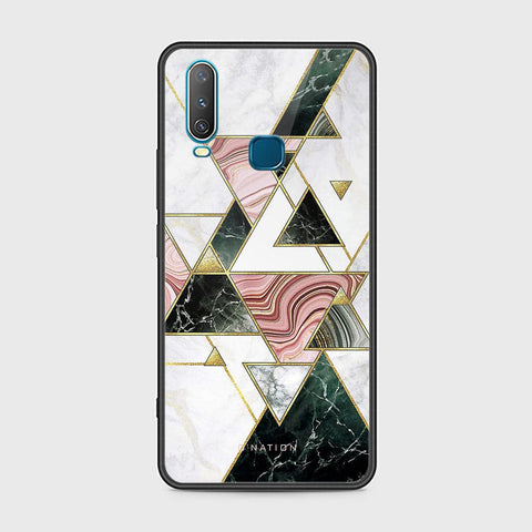 Vivo Y12 Cover - O'Nation Shades of Marble Series - HQ Ultra Shine Premium Infinity Glass Soft Silicon Borders Case