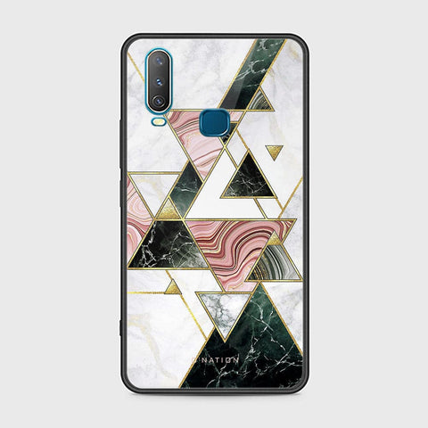 Vivo Y15 Cover - O'Nation Shades of Marble Series - HQ Ultra Shine Premium Infinity Glass Soft Silicon Borders Case