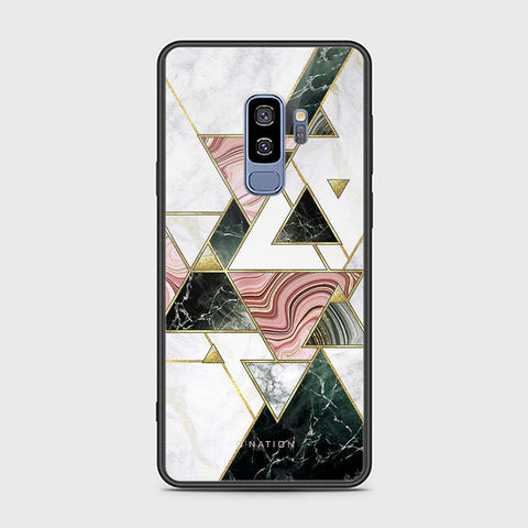 Samsung Galaxy S9 Plus Cover - O'Nation Shades of Marble Series - HQ Ultra Shine Premium Infinity Glass Soft Silicon Borders Case