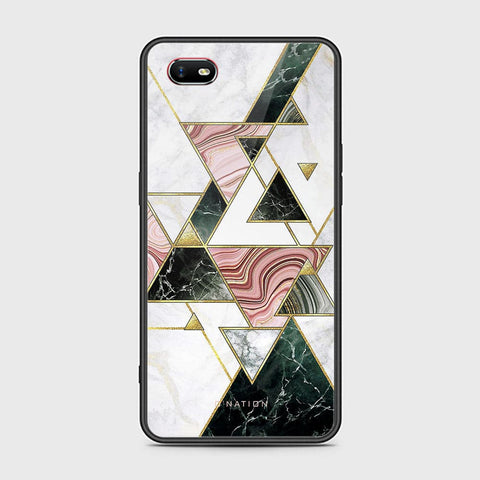 Oppo A1k Cover - O'Nation Shades of Marble Series - HQ Ultra Shine Premium Infinity Glass Soft Silicon Borders Case