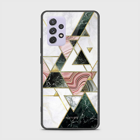 Samsung Galaxy A72 Cover - O'Nation Shades of Marble Series - HQ Ultra Shine Premium Infinity Glass Soft Silicon Borders Case