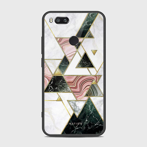 Xiaomi Mi A1 Cover - O'Nation Shades of Marble Series - HQ Ultra Shine Premium Infinity Glass Soft Silicon Borders Case