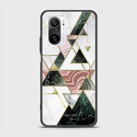 Xiaomi Redmi K40 Cover - O'Nation Shades of Marble Series - HQ Ultra Shine Premium Infinity Glass Soft Silicon Borders Case