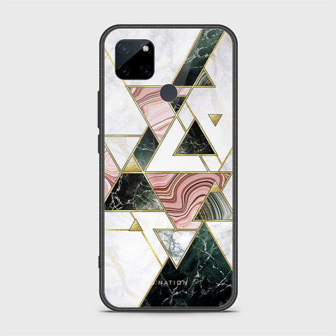 Realme C21Y Cover - O'Nation Shades of Marble Series - HQ Ultra Shine Premium Infinity Glass Soft Silicon Borders Case