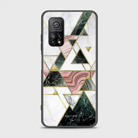 Xiaomi Mi 10T Pro Cover - O'Nation Shades of Marble Series - HQ Ultra Shine Premium Infinity Glass Soft Silicon Borders Case