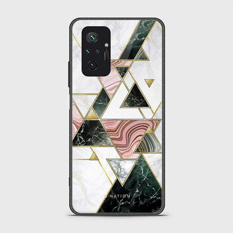 Xiaomi Redmi Note 10 Pro Max Cover - O'Nation Shades of Marble Series - HQ Ultra Shine Premium Infinity Glass Soft Silicon Borders Case