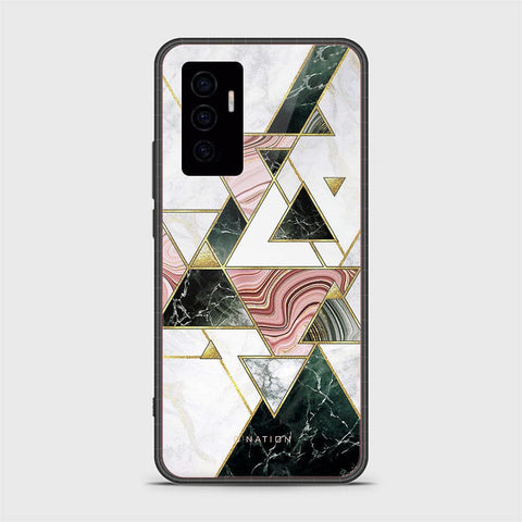 Vivo V23e Cover - O'Nation Shades of Marble Series - HQ Ultra Shine Premium Infinity Glass Soft Silicon Borders Case