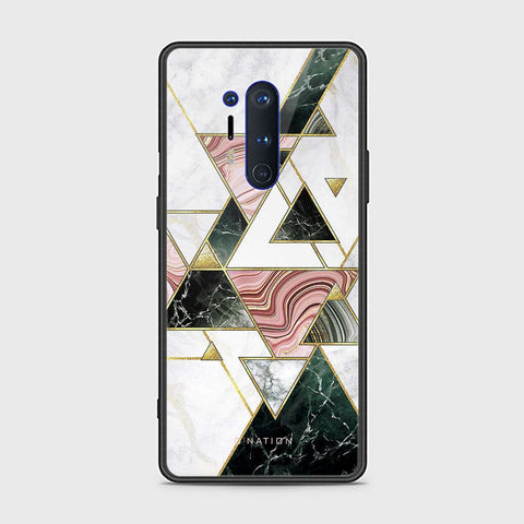 OnePlus 8 Pro Cover - O'Nation Shades of Marble Series - HQ Ultra Shine Premium Infinity Glass Soft Silicon Borders Case