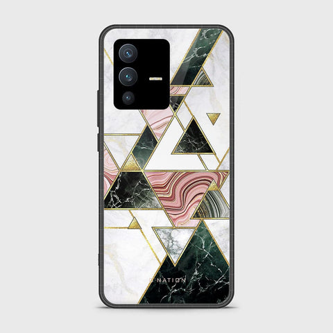 Vivo V23 5G Cover - O'Nation Shades of Marble Series - HQ Ultra Shine Premium Infinity Glass Soft Silicon Borders Case