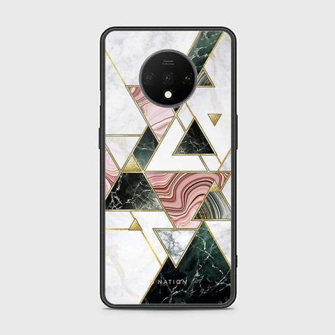 OnePlus 7T Cover - O'Nation Shades of Marble Series - HQ Ultra Shine Premium Infinity Glass Soft Silicon Borders Case