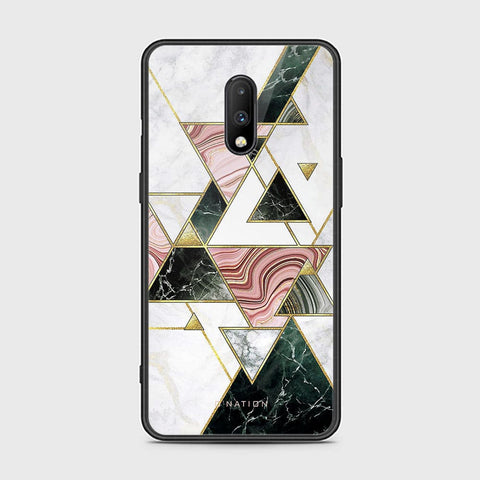 OnePlus 7 Cover - O'Nation Shades of Marble Series - HQ Ultra Shine Premium Infinity Glass Soft Silicon Borders Case