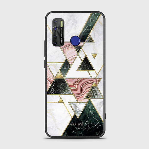 Tecno Spark 5 Cover - O'Nation Shades of Marble Series - HQ Ultra Shine Premium Infinity Glass Soft Silicon Borders Case