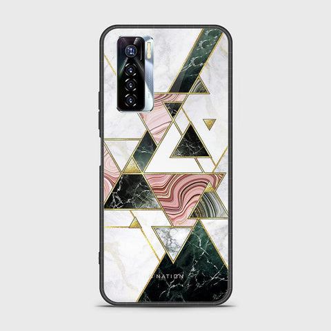 Tecno Camon 17 Pro Cover - O'Nation Shades of Marble Series - HQ Ultra Shine Premium Infinity Glass Soft Silicon Borders Case