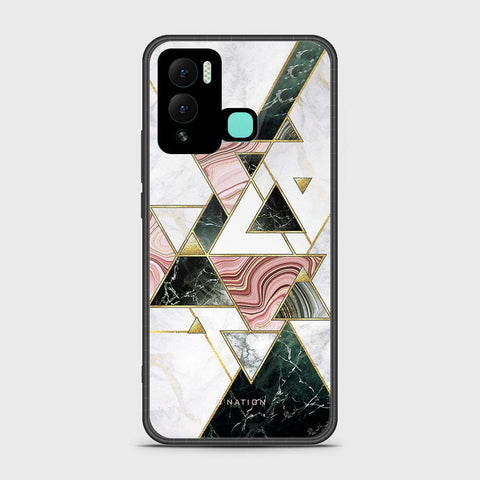 Infinix Hot 12 Play Cover - O'Nation Shades of Marble Series - HQ Ultra Shine Premium Infinity Glass Soft Silicon Borders Case