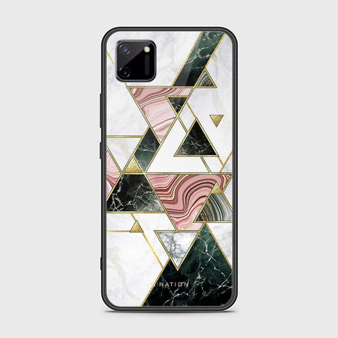 Realme C11 Cover - O'Nation Shades of Marble Series - HQ Ultra Shine Premium Infinity Glass Soft Silicon Borders Case