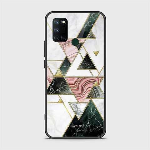 Realme C17 Cover - O'Nation Shades of Marble Series - HQ Ultra Shine Premium Infinity Glass Soft Silicon Borders Case