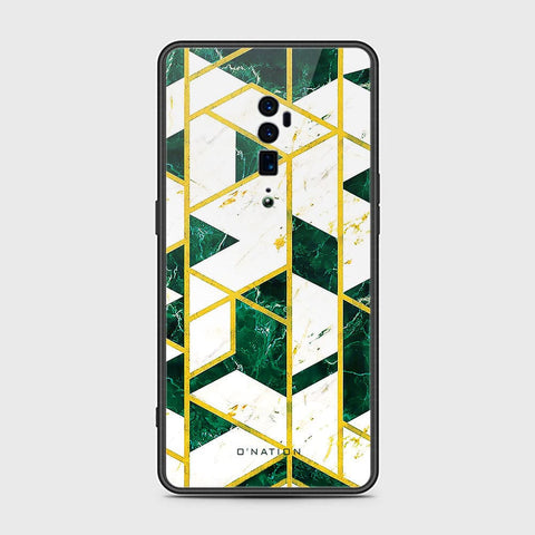 Oppo Reno 10x Zoom Cover - O'Nation Shades of Marble Series - HQ Ultra Shine Premium Infinity Glass Soft Silicon Borders Case