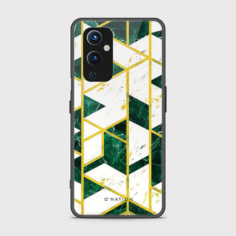 OnePlus 9 Cover - O'Nation Shades of Marble Series - HQ Ultra Shine Premium Infinity Glass Soft Silicon Borders Case