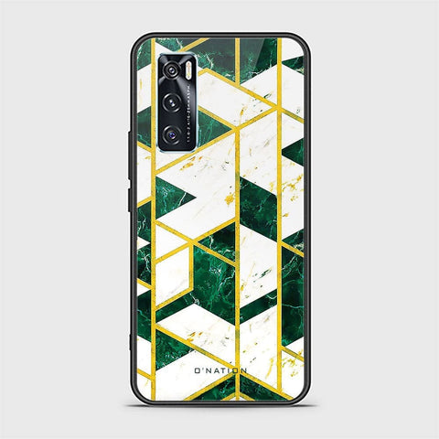 Vivo V20 SE Cover - O'Nation Shades of Marble Series - HQ Ultra Shine Premium Infinity Glass Soft Silicon Borders Case