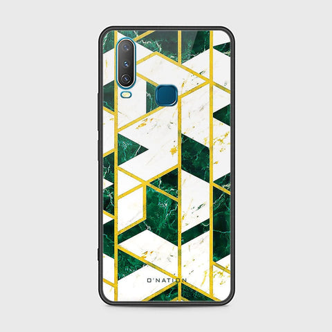 Vivo Y12 Cover - O'Nation Shades of Marble Series - HQ Ultra Shine Premium Infinity Glass Soft Silicon Borders Case