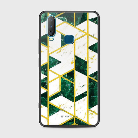 Vivo Y15 Cover - O'Nation Shades of Marble Series - HQ Ultra Shine Premium Infinity Glass Soft Silicon Borders Case