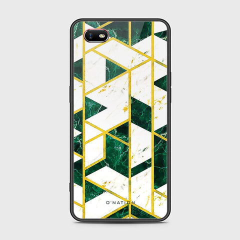 Oppo A1k Cover - O'Nation Shades of Marble Series - HQ Ultra Shine Premium Infinity Glass Soft Silicon Borders Case