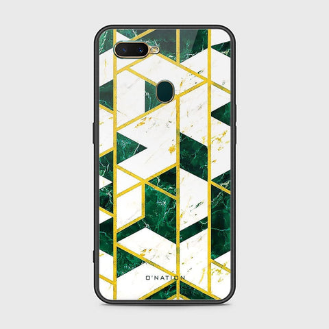 Oppo A12s Cover - O'Nation Shades of Marble Series - HQ Ultra Shine Premium Infinity Glass Soft Silicon Borders Case