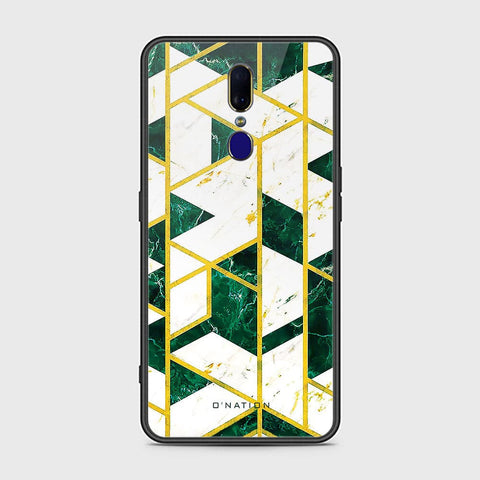 Oppo F11 Cover - O'Nation Shades of Marble Series - HQ Ultra Shine Premium Infinity Glass Soft Silicon Borders Case