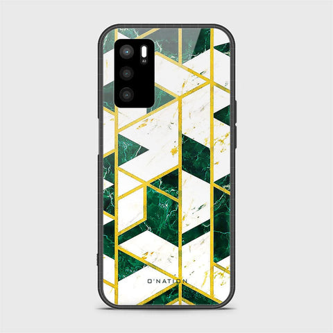 Oppo A16s Cover - O'Nation Shades of Marble Series - HQ Ultra Shine Premium Infinity Glass Soft Silicon Borders Case