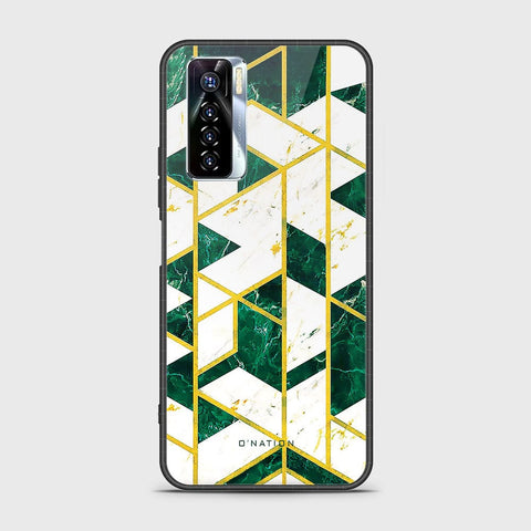 Tecno Camon 17 Pro Cover - O'Nation Shades of Marble Series - HQ Ultra Shine Premium Infinity Glass Soft Silicon Borders Case