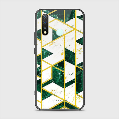 Vivo Y19 Cover - O'Nation Shades of Marble Series - HQ Ultra Shine Premium Infinity Glass Soft Silicon Borders Case